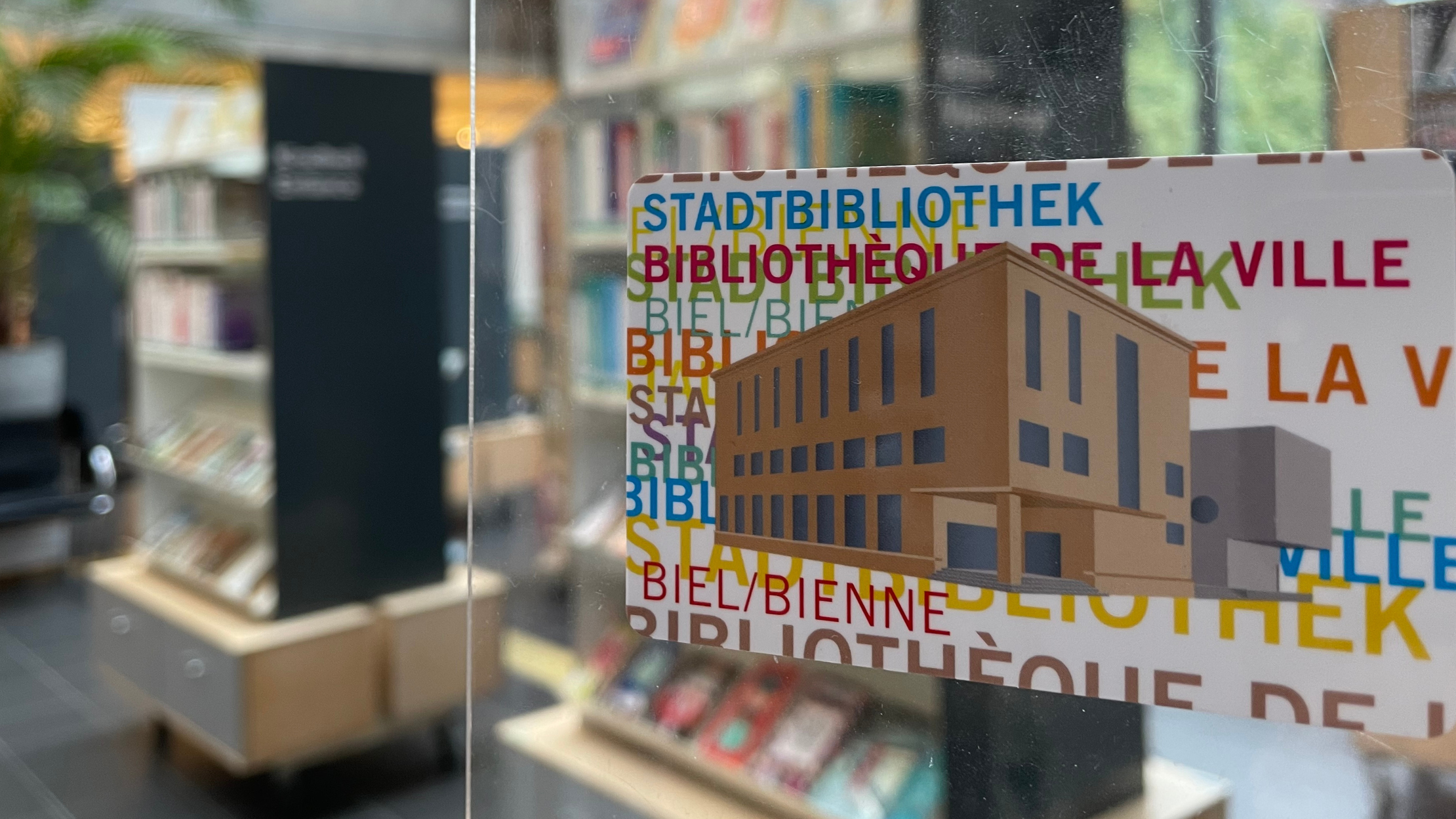 Carte bibliothèque slider