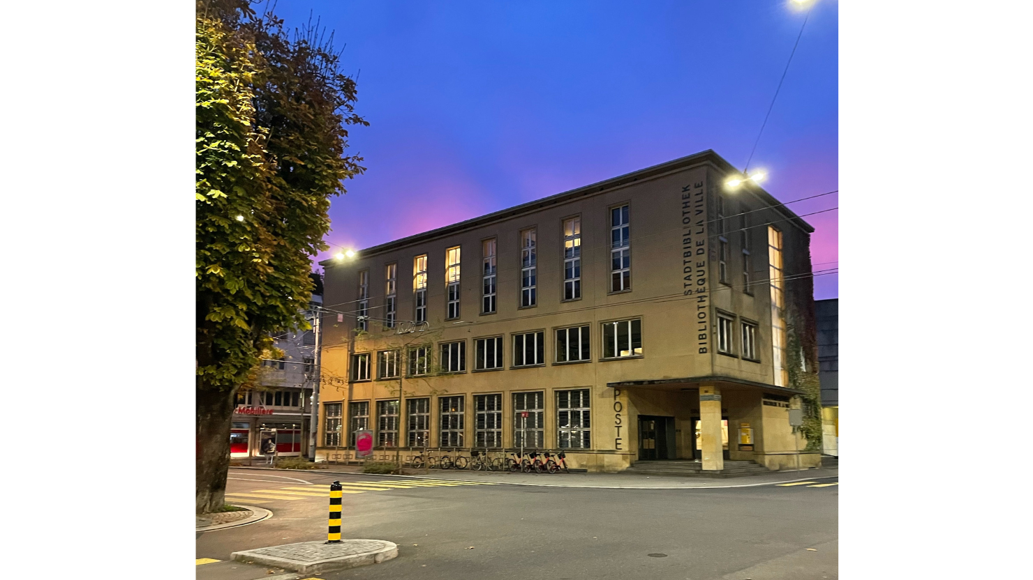 Bibliothèque nuit slider