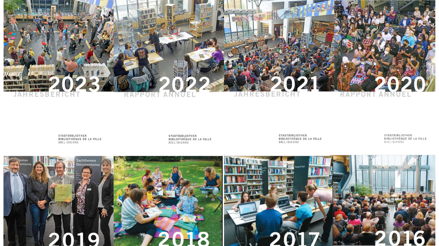 Rapports annuels slider
