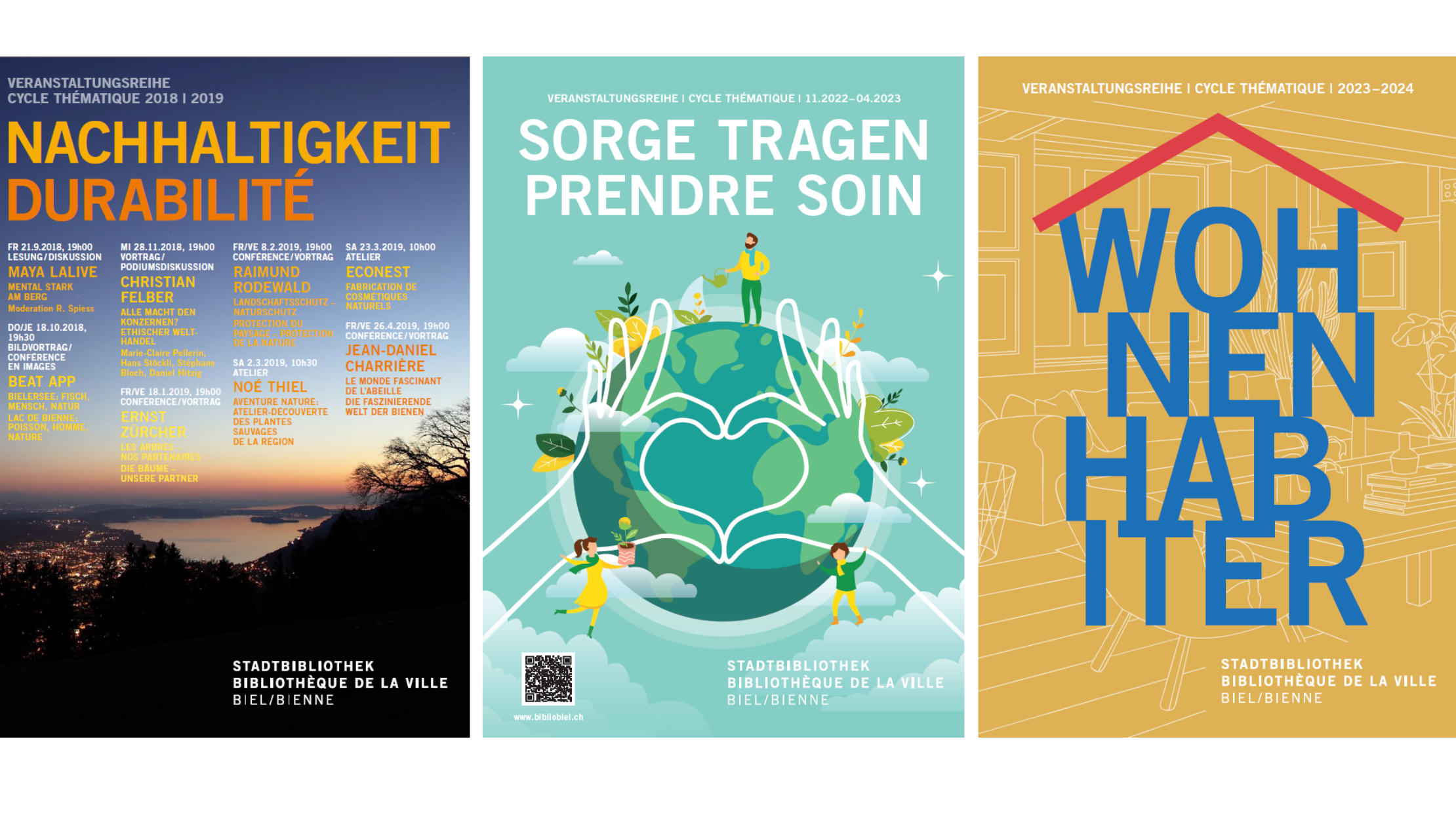 Bibliothèque durable slider