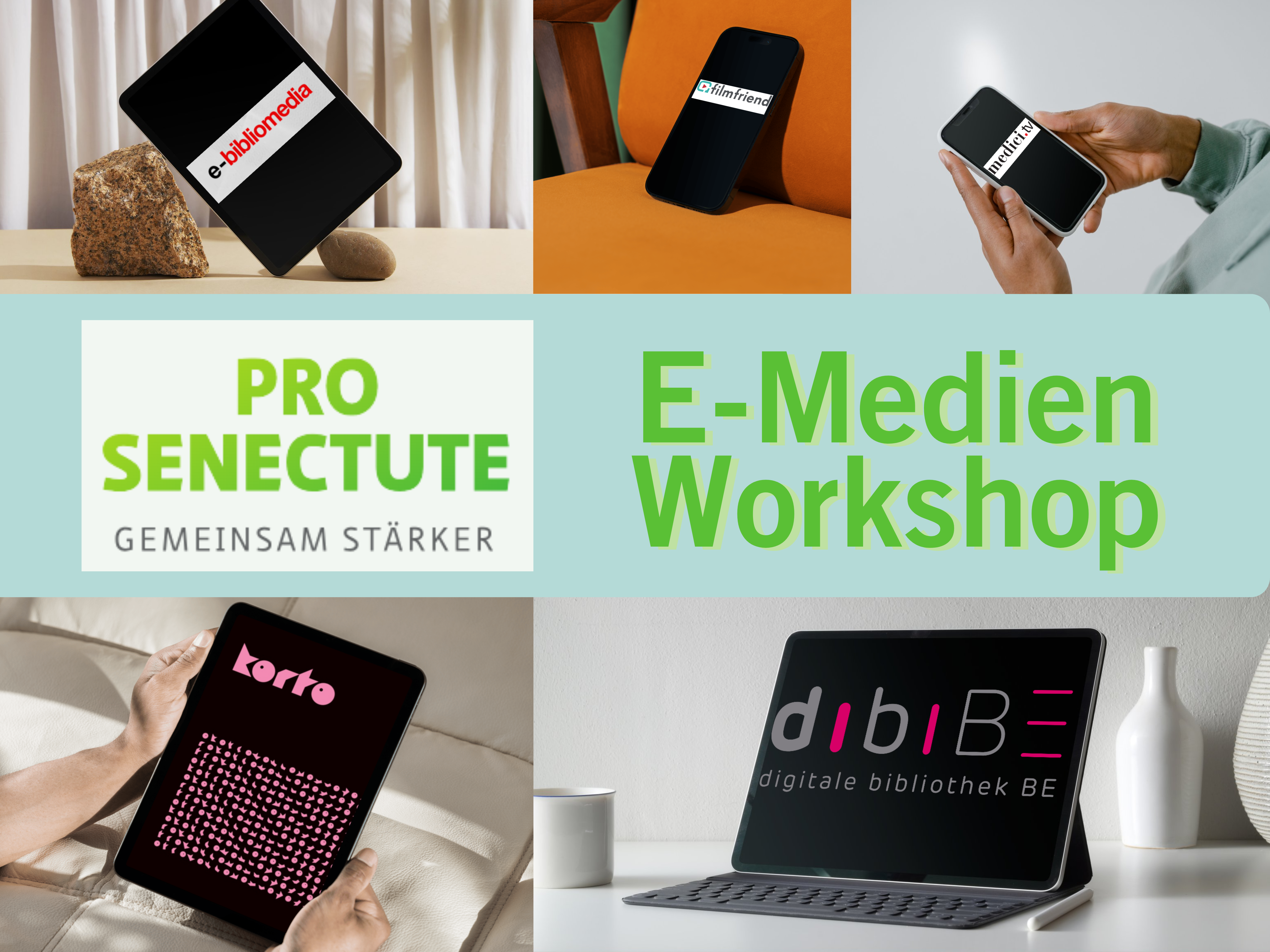 E-Medien Workshop card