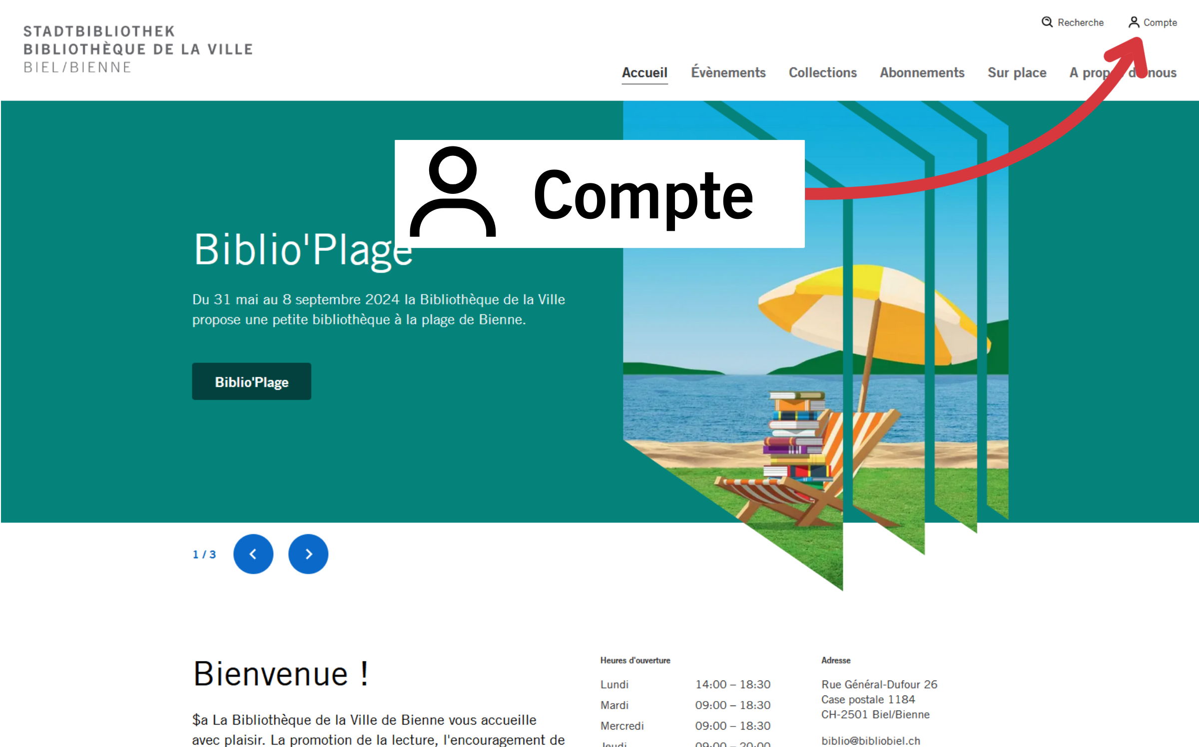 Comment accéder à mon compte ?