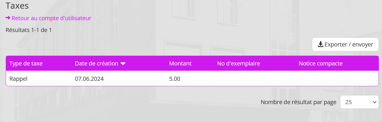 J'ai rendu un documents en retard, dois-je payer des frais de rappel ?