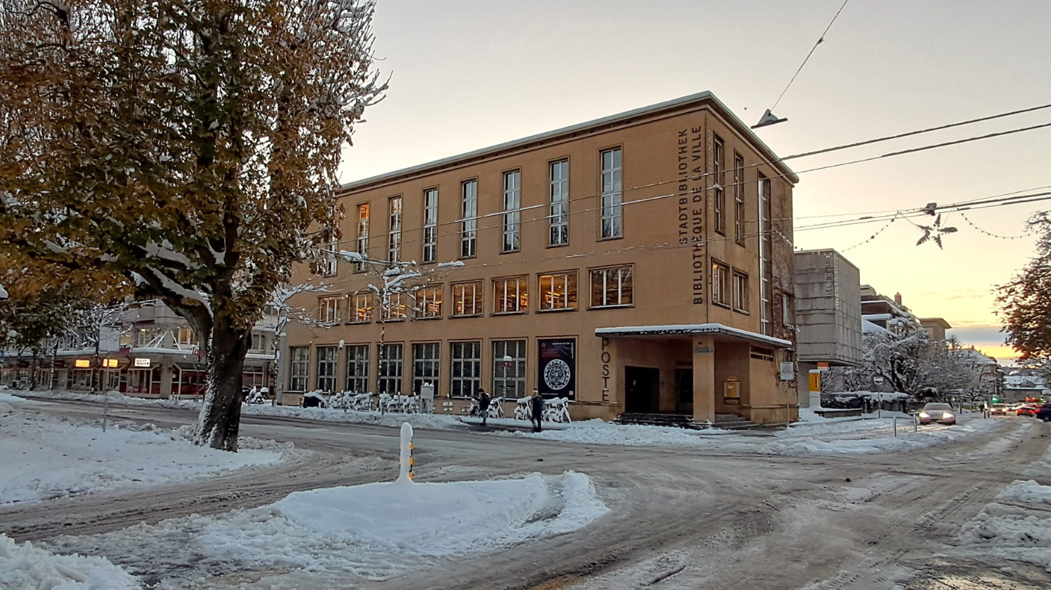 Biibliothèque hiver slider