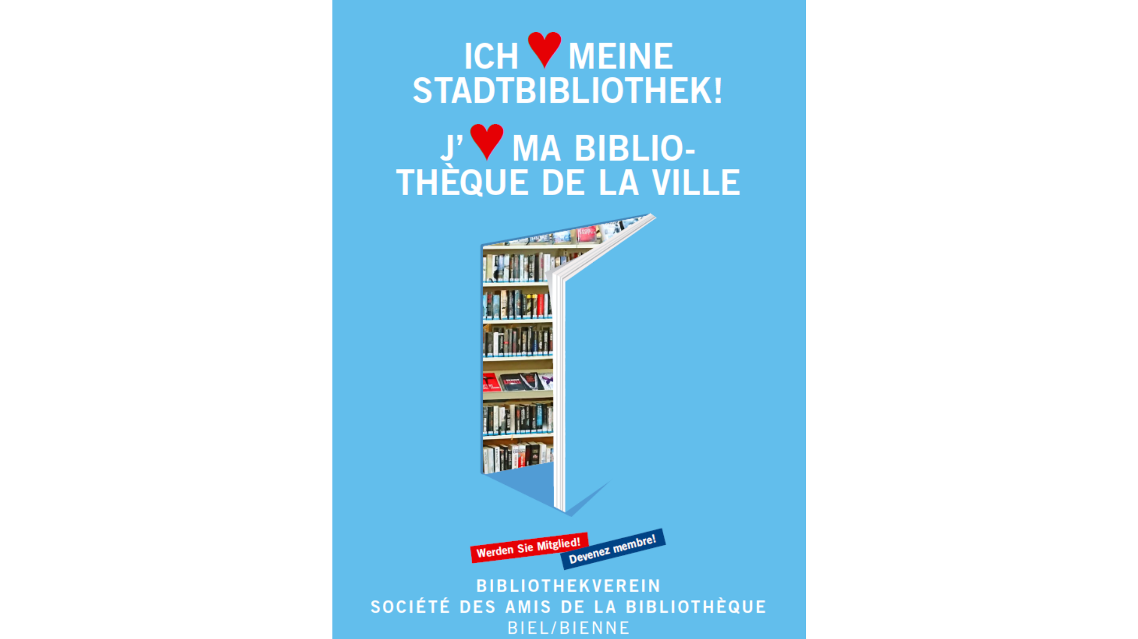 Bibliotheksverein flyer slider
